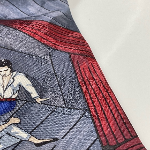 Elvis Presley Collections Vintage 100% Italian Silk tie - Picture 6 of 10